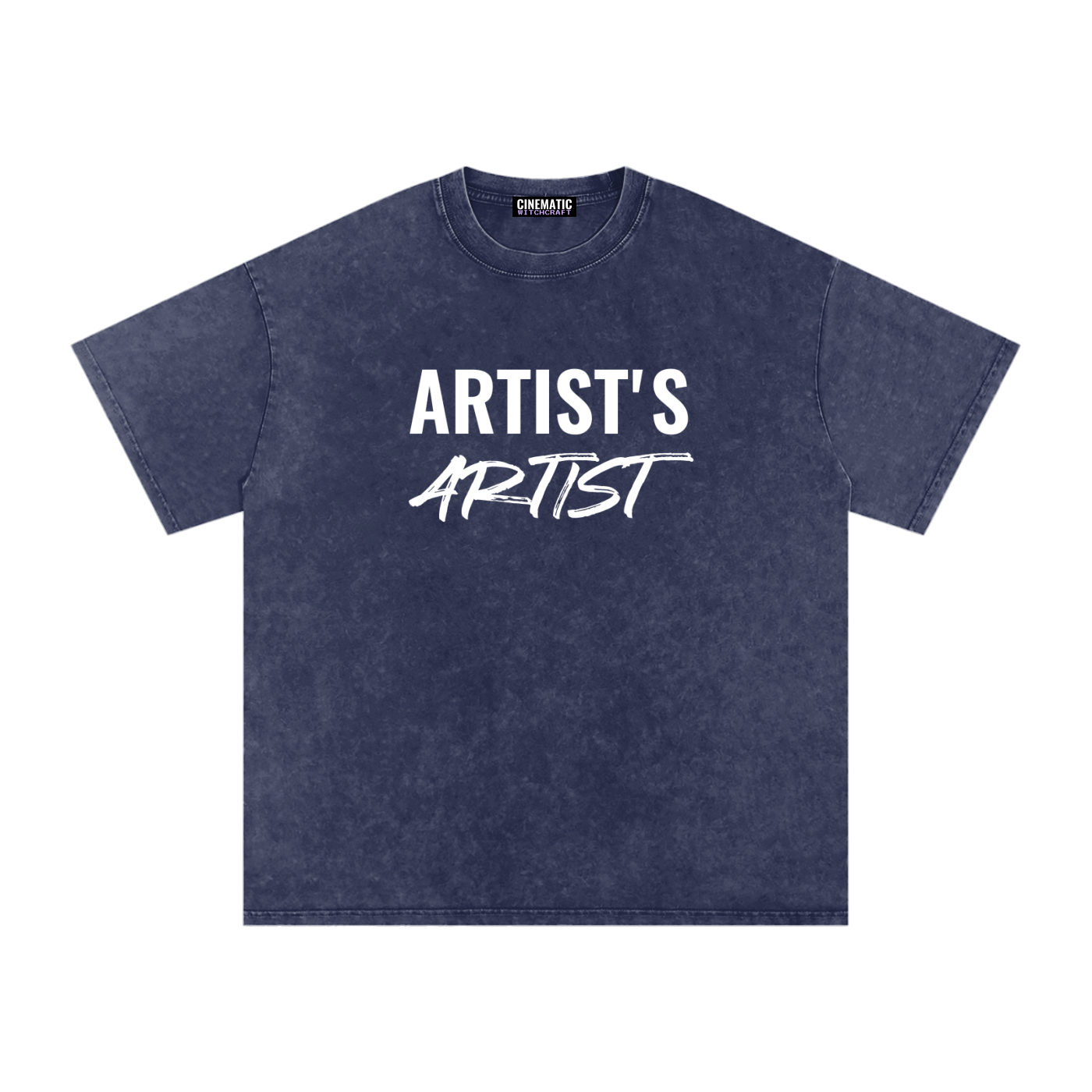 ARTIST'S ARTIST Snow Wash Tee Emblem on Back