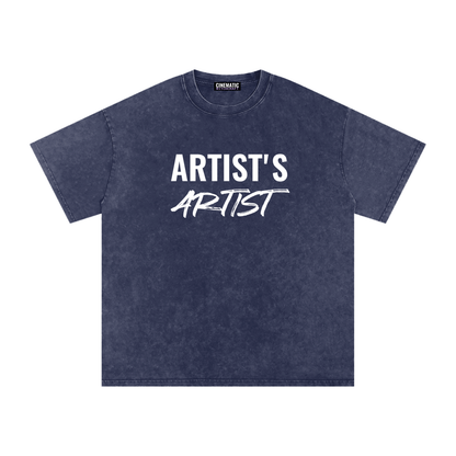 ARTIST'S ARTIST Snow Wash Tee Emblem on Back