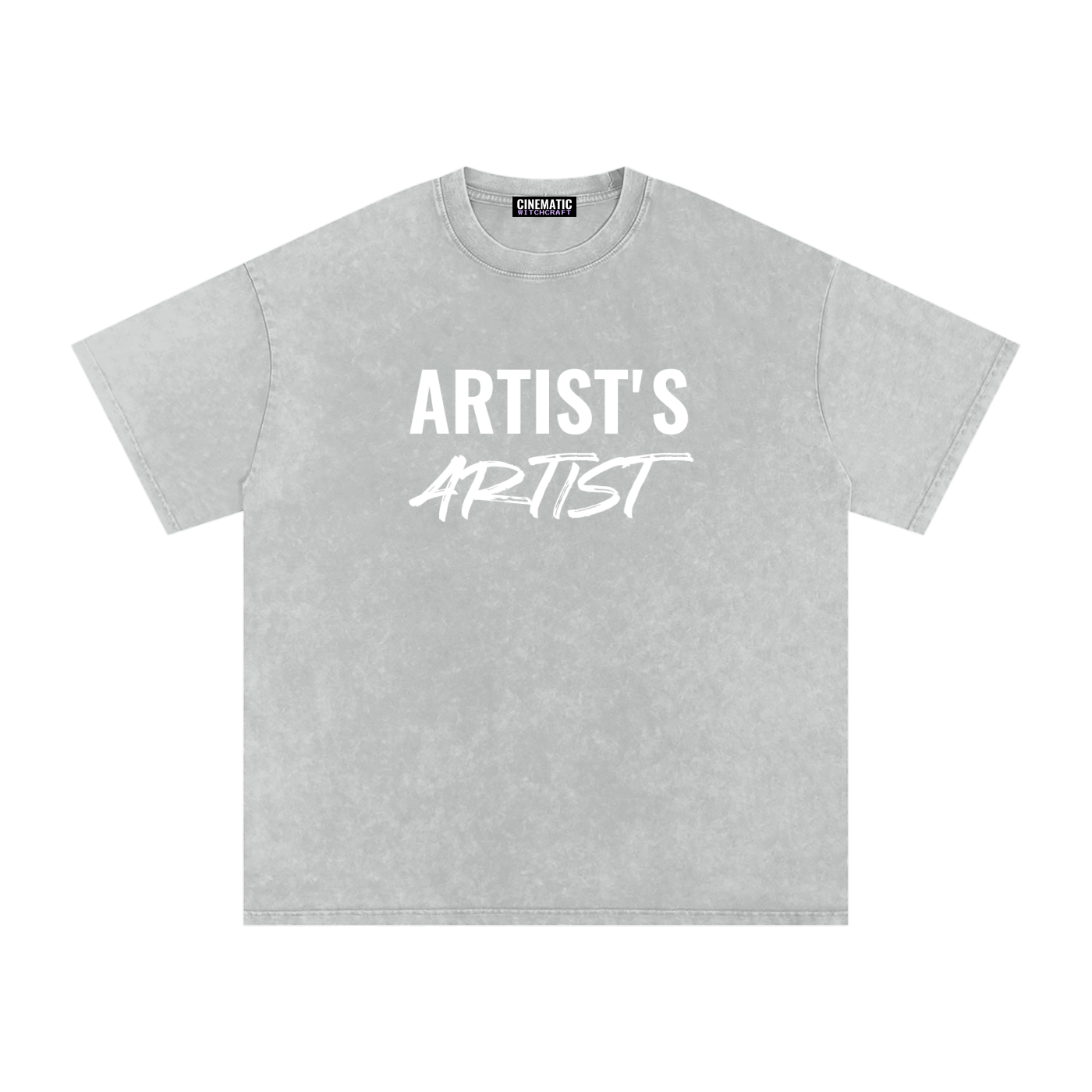 ARTIST'S ARTIST Snow Wash Tee Emblem on Back