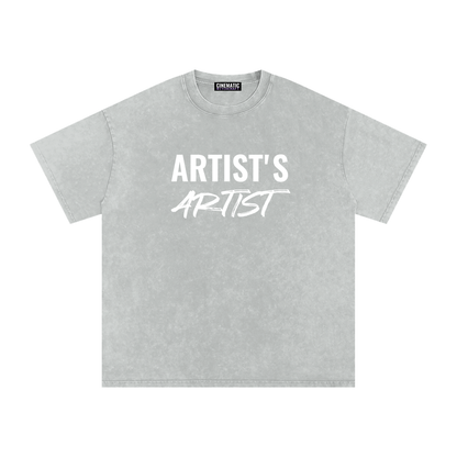 ARTIST'S ARTIST Snow Wash Tee Emblem on Back