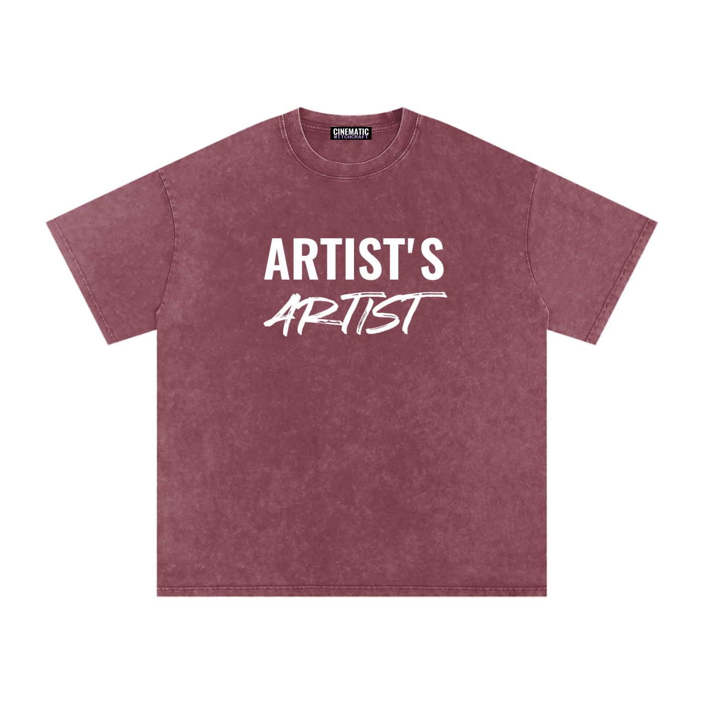 ARTIST'S ARTIST Snow Wash Tee Emblem on Back