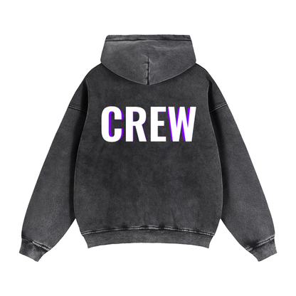 CREW Emblem Zipper Hoodie