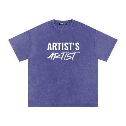 ARTIST'S ARTIST Snow Wash Tee Emblem on Back