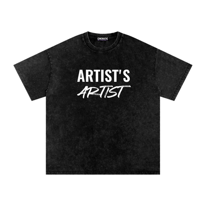 ARTIST'S ARTIST Snow Wash Tee Emblem on Back
