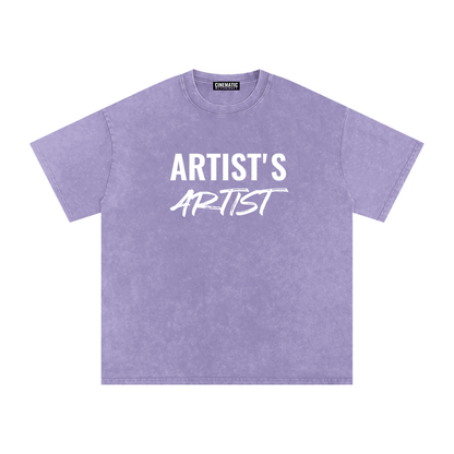 ARTIST'S ARTIST Snow Wash Tee Emblem on Back