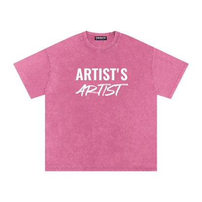 ARTIST'S ARTIST Snow Wash Tee Emblem on Back